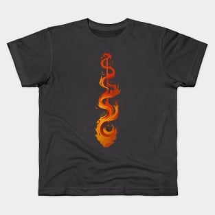 [Possible] Official Yellow [Fire] Sign [004] Kids T-Shirt